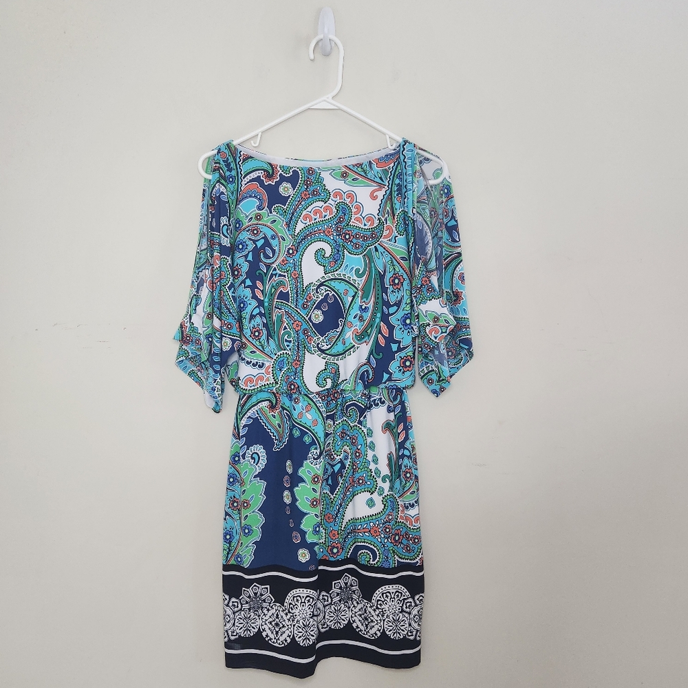 Women's Muse Paisley Print Dress Sz 2